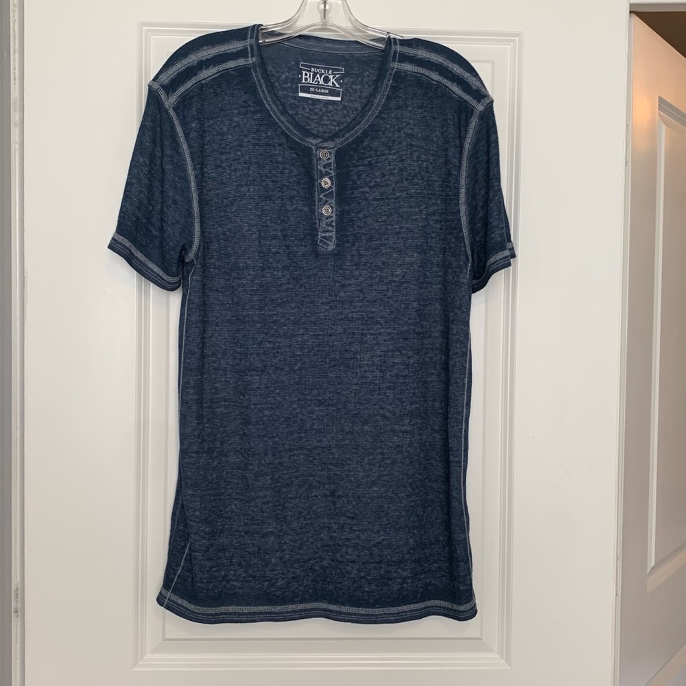 Mens Buckle Black shirt